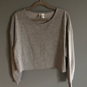 H&M cropped crew neck